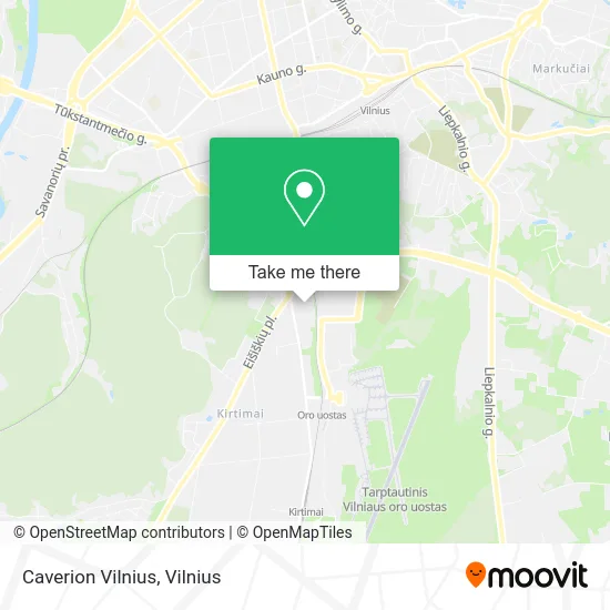 Карта Caverion Vilnius
