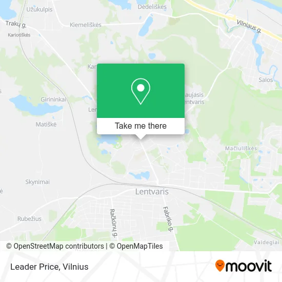 Карта Leader Price