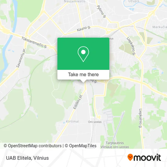 Карта UAB Elitela