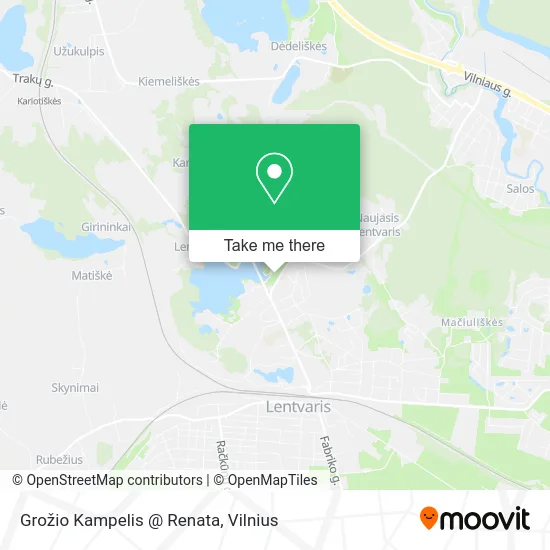 Карта Grožio Kampelis @ Renata