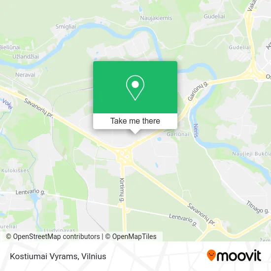 Карта Kostiumai Vyrams