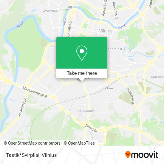 Карта Tastik*Svirpliai