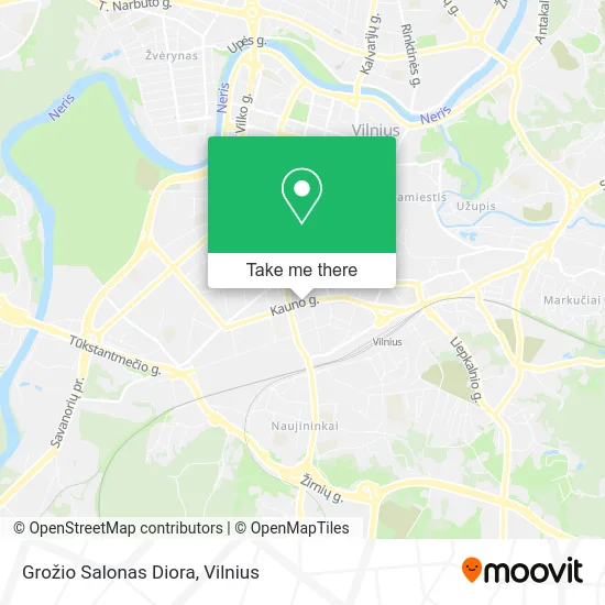 Карта Grožio Salonas Diora