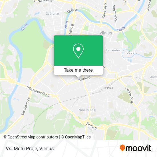 Карта Vsi Metu Proje