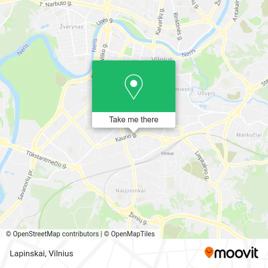 Карта Lapinskai