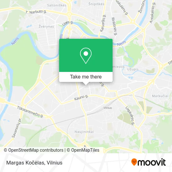 Карта Margas Kočėlas