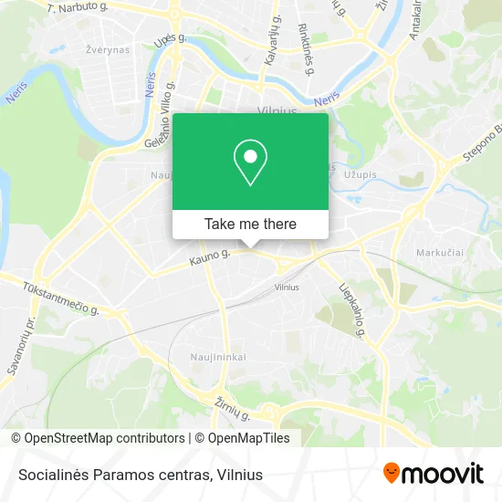 Карта Socialinės Paramos centras