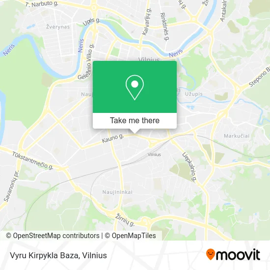 Карта Vyru Kirpykla Baza