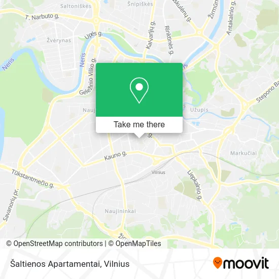 Карта Šaltienos Apartamentai