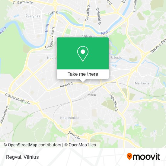 Карта Regval