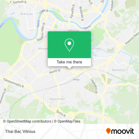Карта Thai Bar