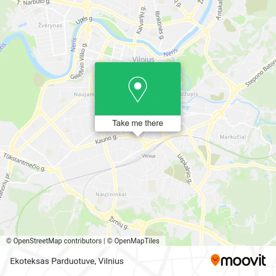 Карта Ekoteksas Parduotuve