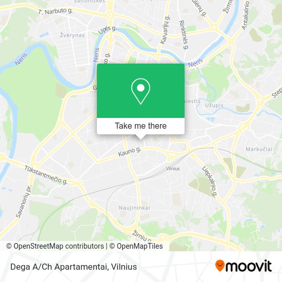Карта Dega A/Ch Apartamentai