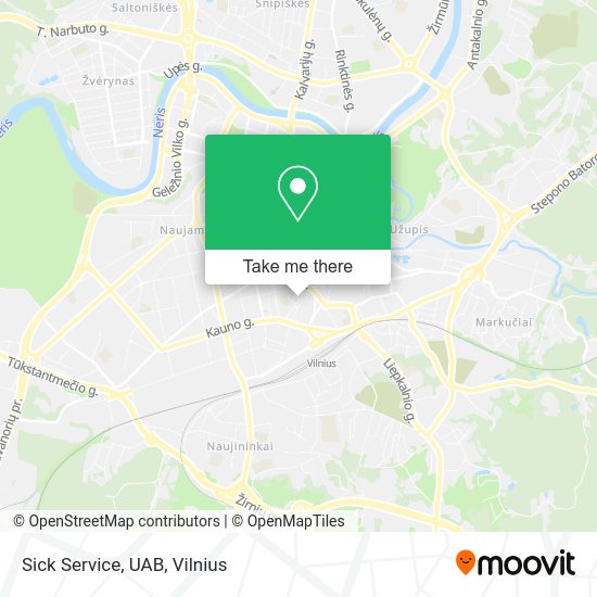 Карта Sick Service, UAB