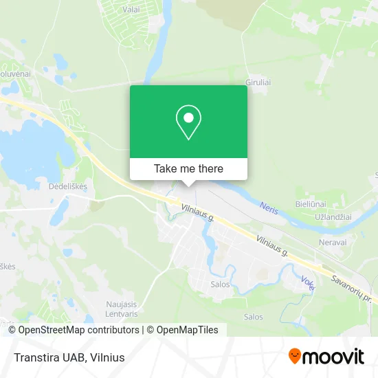 Карта Transtira UAB