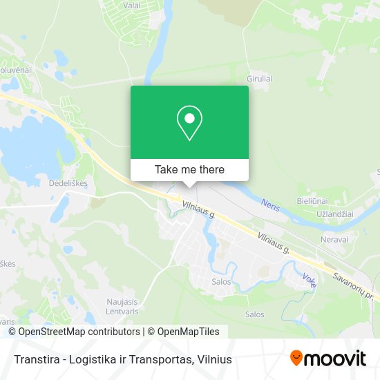 Карта Transtira - Logistika ir Transportas