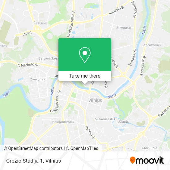 Карта Grožio Studija 1
