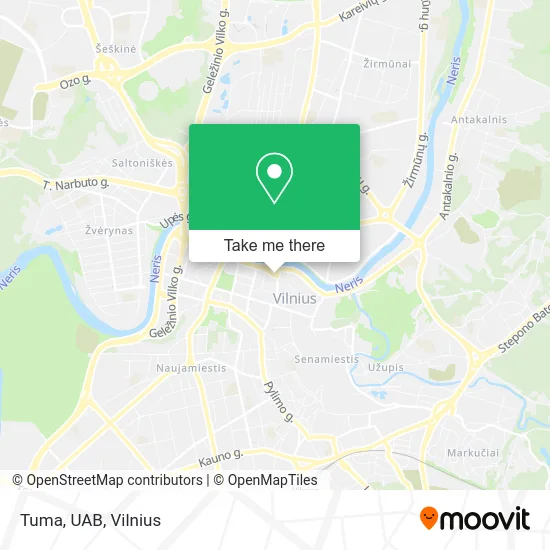 Tuma, UAB map