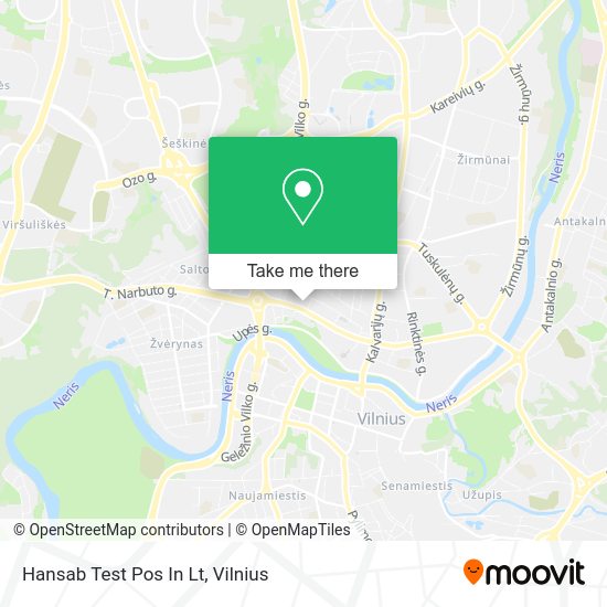 Карта Hansab Test Pos In Lt