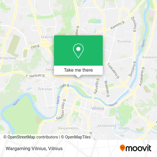 Карта Wargaming Vilnius