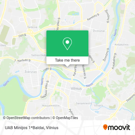 Карта UAB Minijos 1*Baldai