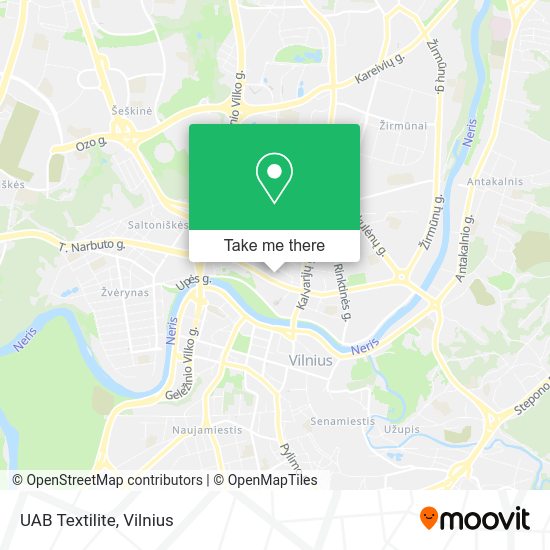 Карта UAB Textilite