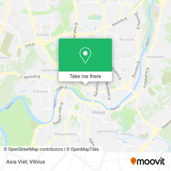 Карта Asia Viet