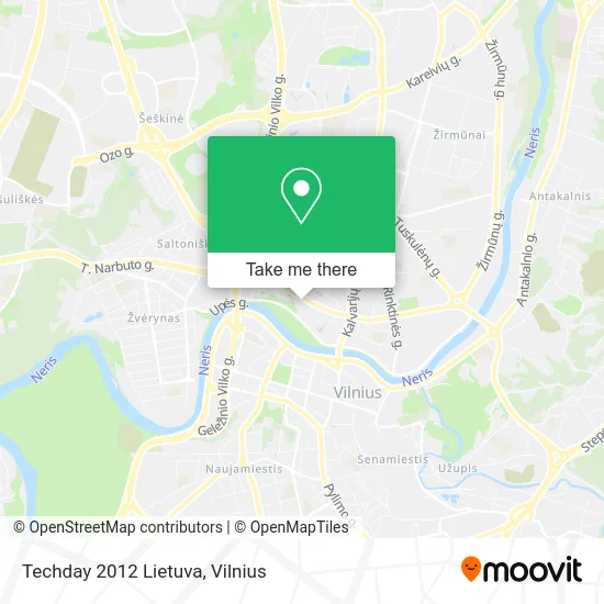 Techday 2012 Lietuva map