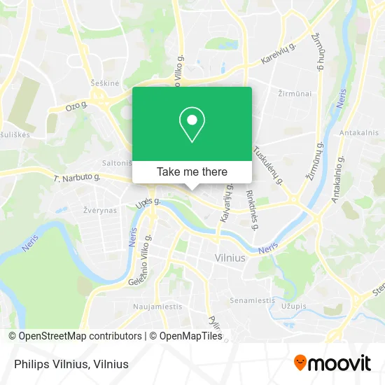 Карта Philips Vilnius