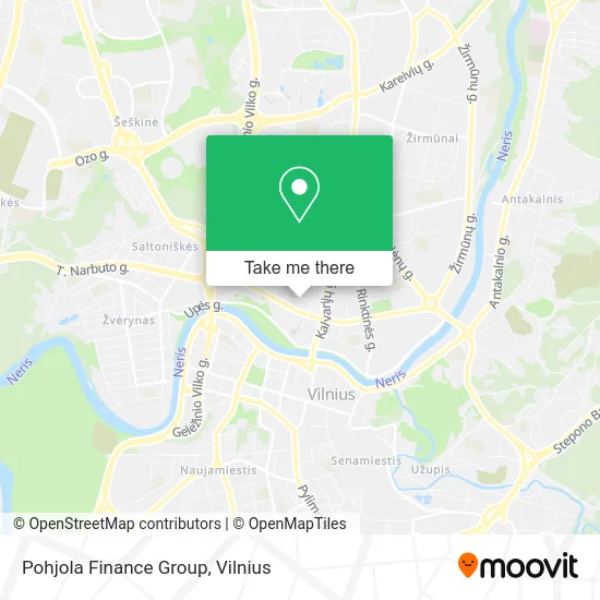 Карта Pohjola Finance Group