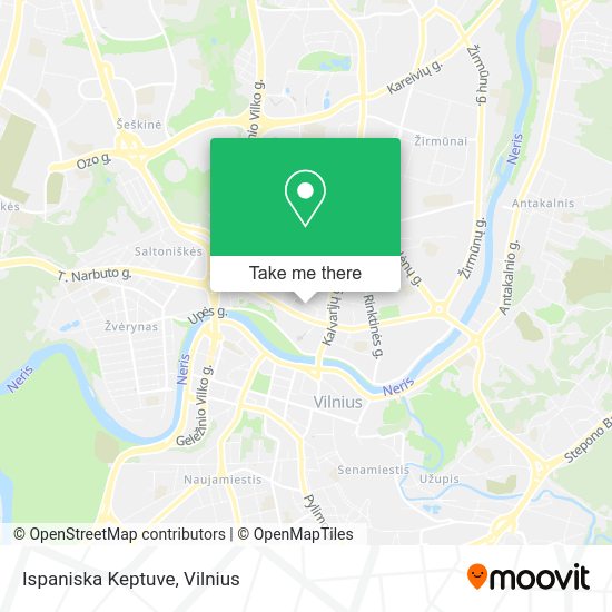 Карта Ispaniska Keptuve