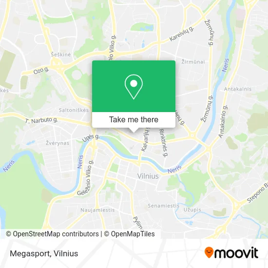 Карта Megasport