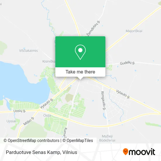 Карта Parduotuve Senas Kamp
