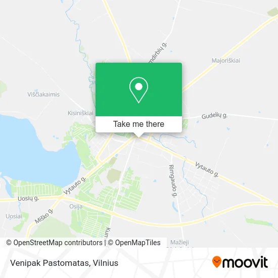 Карта Venipak Pastomatas