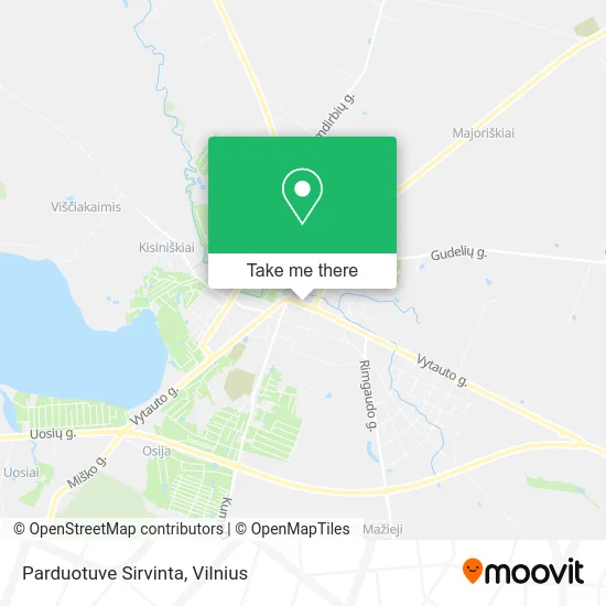 Карта Parduotuve Sirvinta