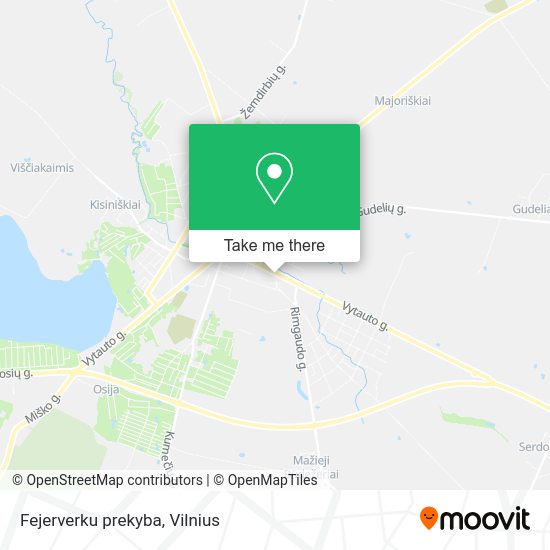 Карта Fejerverku prekyba