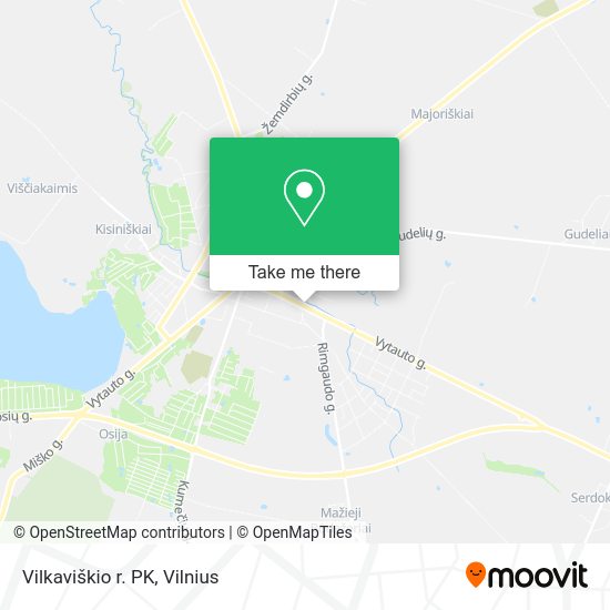 Карта Vilkaviškio r. PK