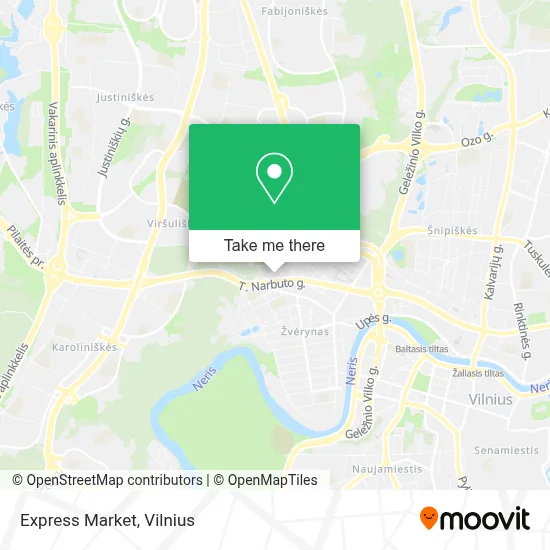 Express Market map