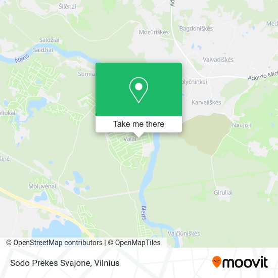 Карта Sodo Prekes Svajone