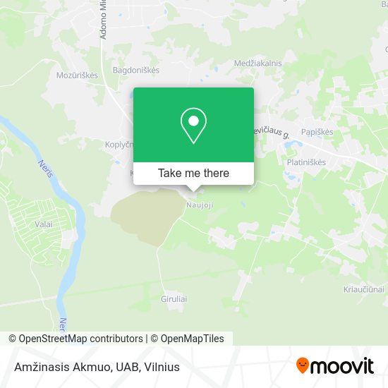 Карта Amžinasis Akmuo, UAB