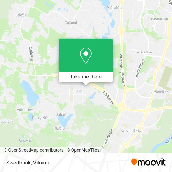 Карта Swedbank