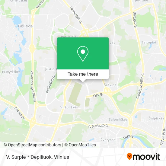 Карта V. Surple * Depiliuok