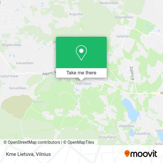 Карта Kme Lietuva