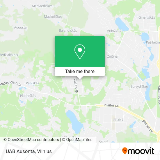 Карта UAB Ausonta