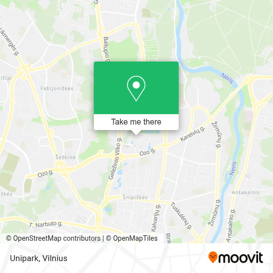 Unipark map