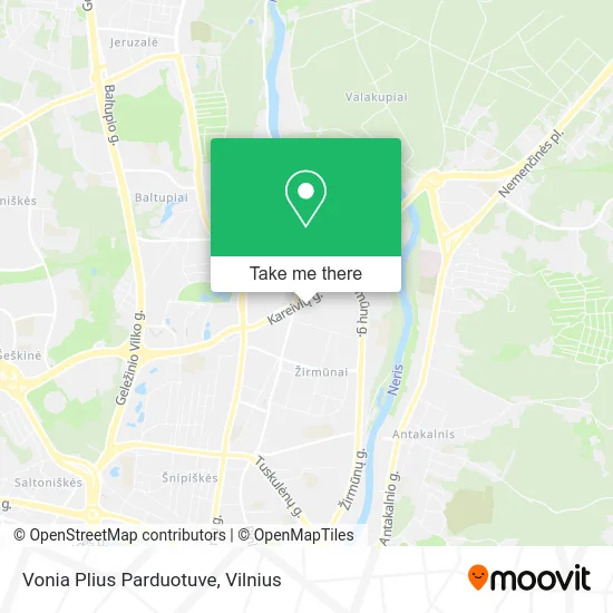 Карта Vonia Plius Parduotuve