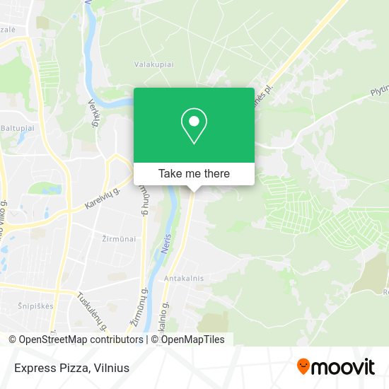 Карта Express Pizza