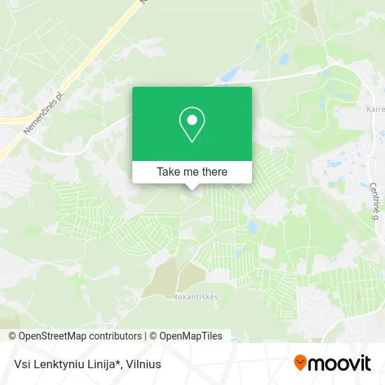 Карта Vsi Lenktyniu Linija*