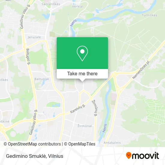 Карта Gedimino Smuklė