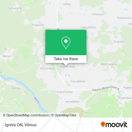 Карта Ignitis ON